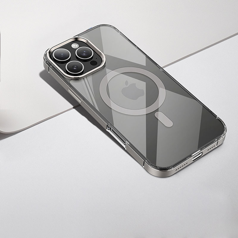 motomo（モトモ） [ iPhone 17 用] MagSafe対応 METAL CASE バンパー風