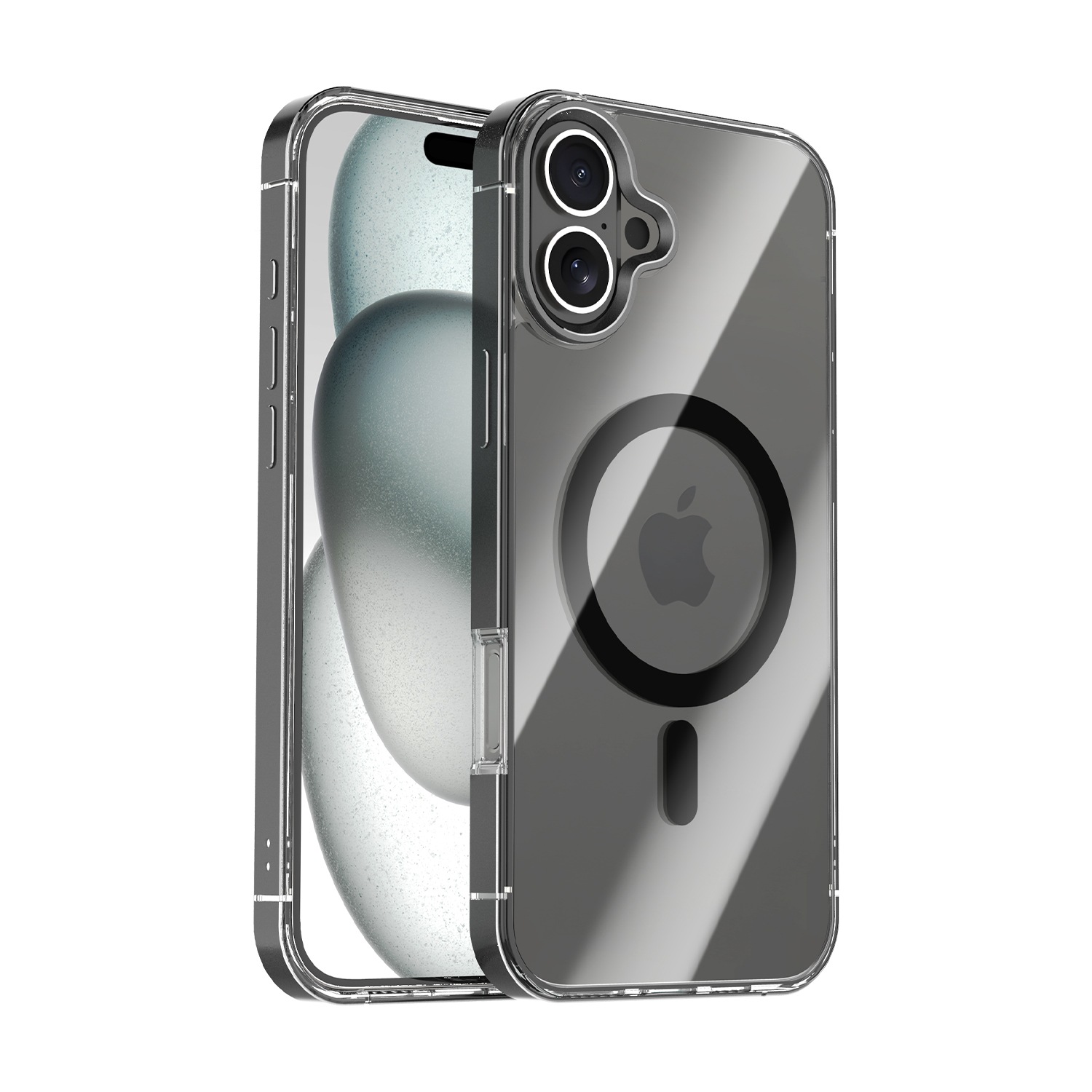 motomo（モトモ） [ iPhone 17 用] MagSafe対応 METAL CASE バンパー風