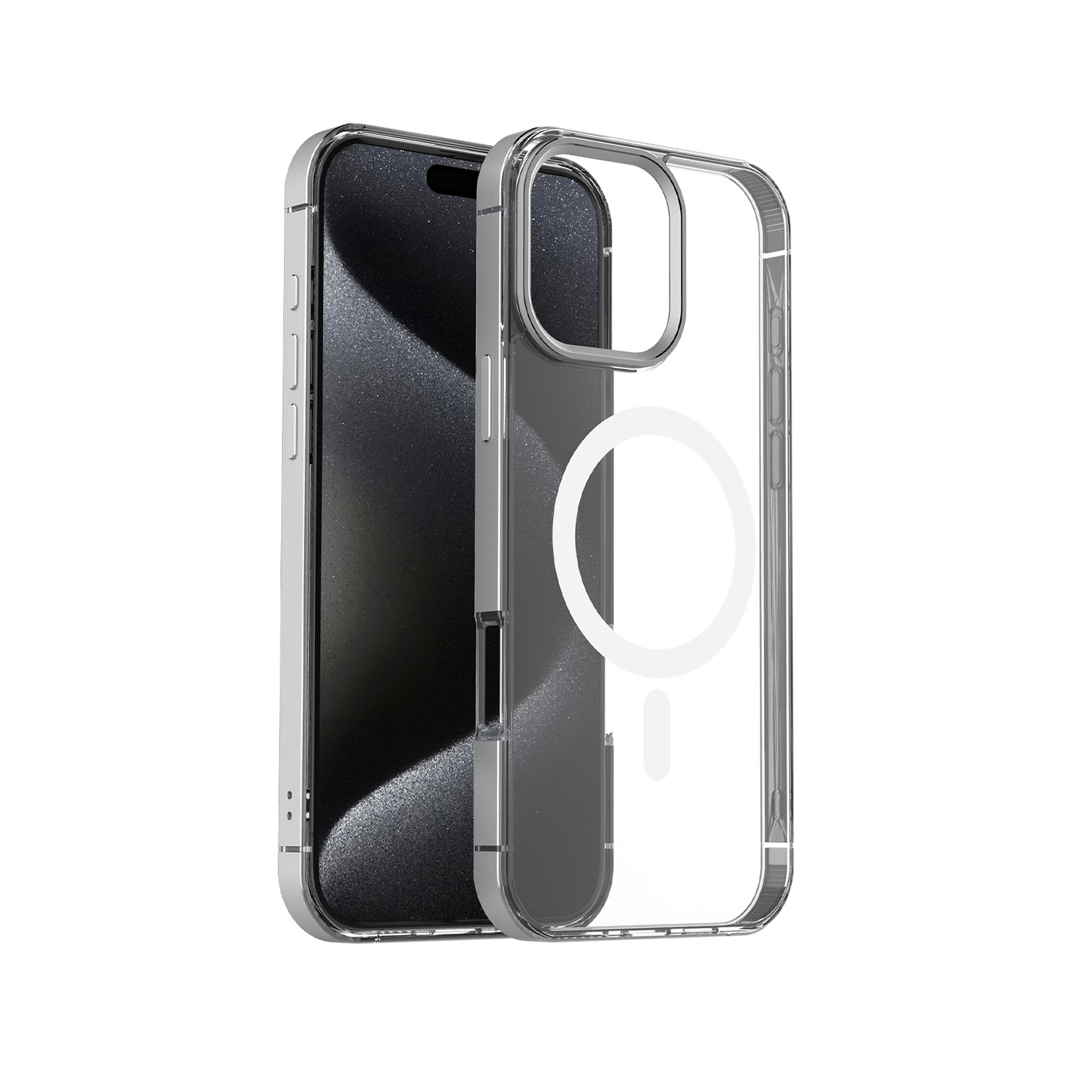 motomo（モトモ） [ iPhone 17 用] MagSafe対応 METAL CASE バンパー風