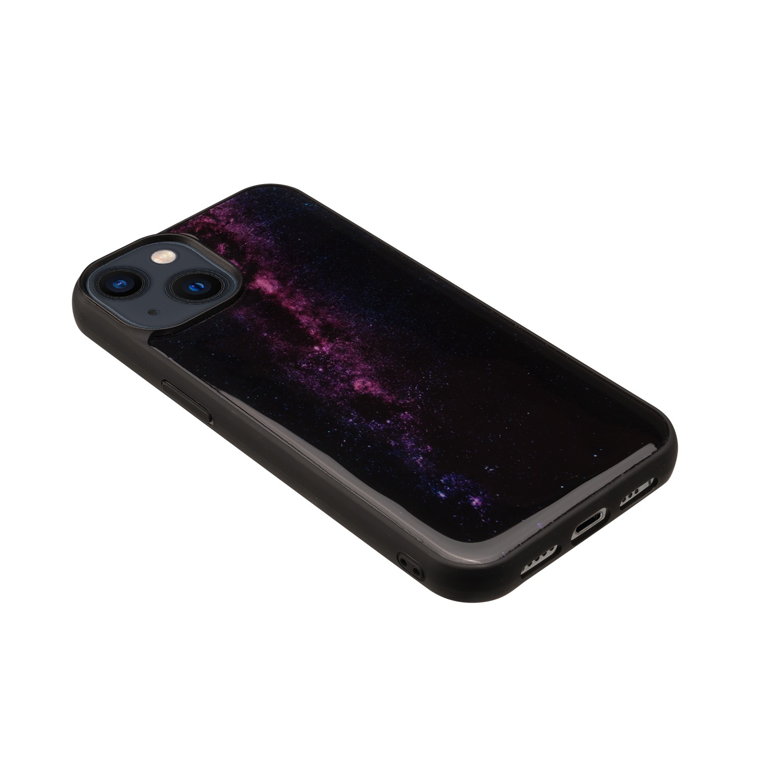ikins 天然貝ケース [ iPhone 14 / 14 Pro ] Milky way パール