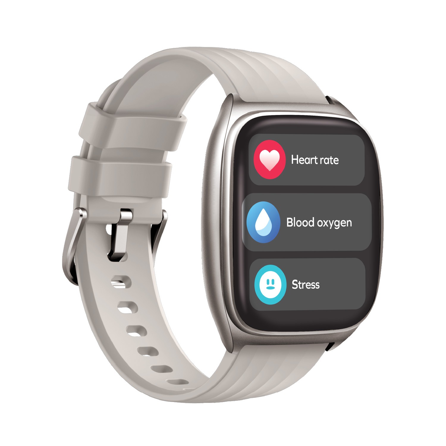 スマートウォッチ 1-Wear Curvex [AIインサイト搭載 IP68防水 24時間ヘルスモニタリング] ブラック チタニウム ＜予約受付中＞