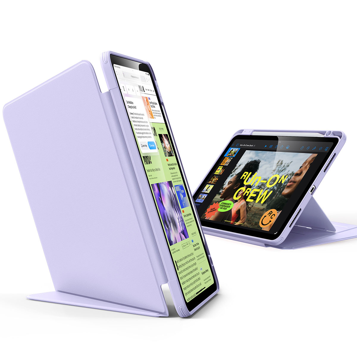 Flip ペンホルダー付きハイブリッドケース for iPad Air（M3/M2/第5世代/第4世代）