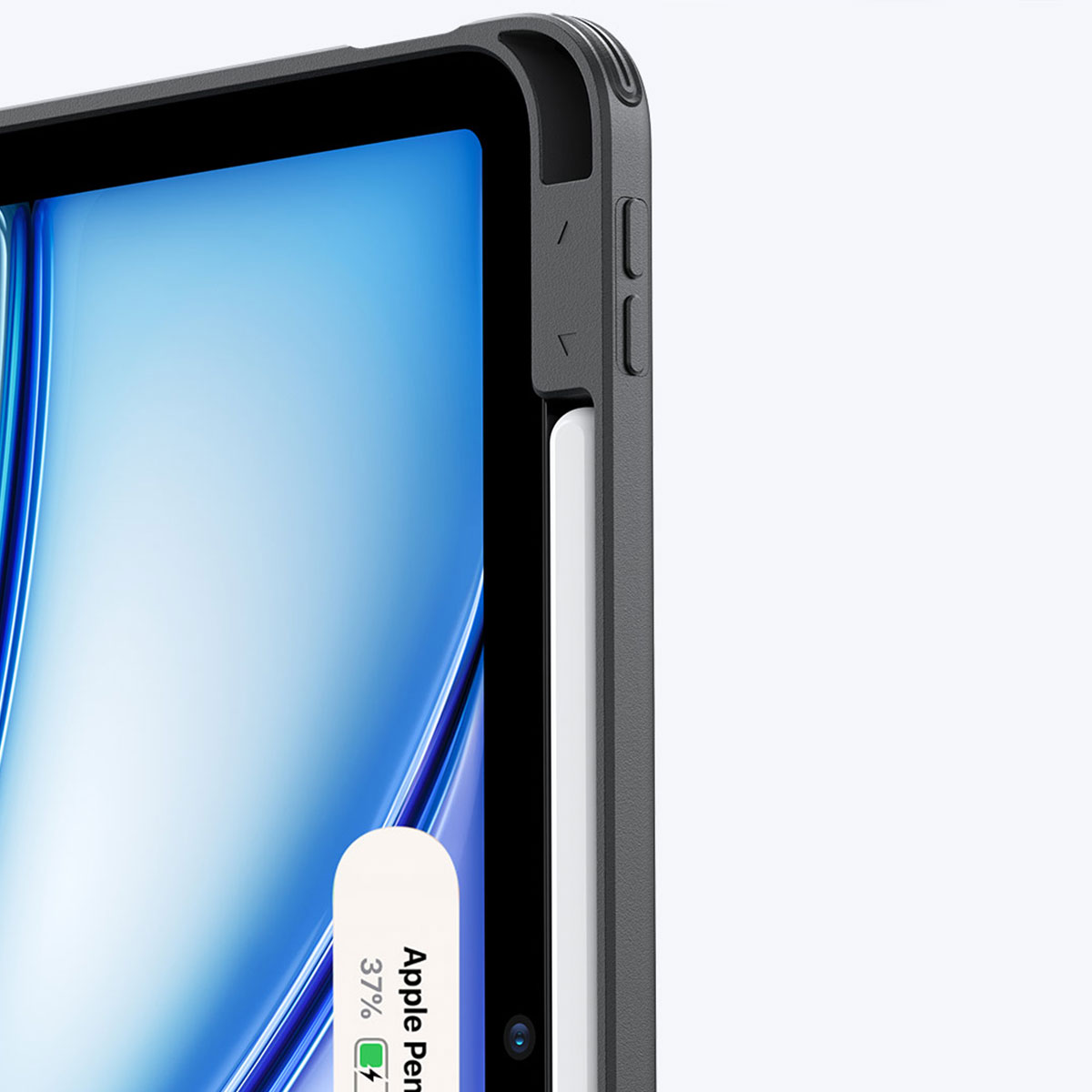 Flip ペンホルダー付きハイブリッドケース for iPad Air（M3/M2/第5世代/第4世代）