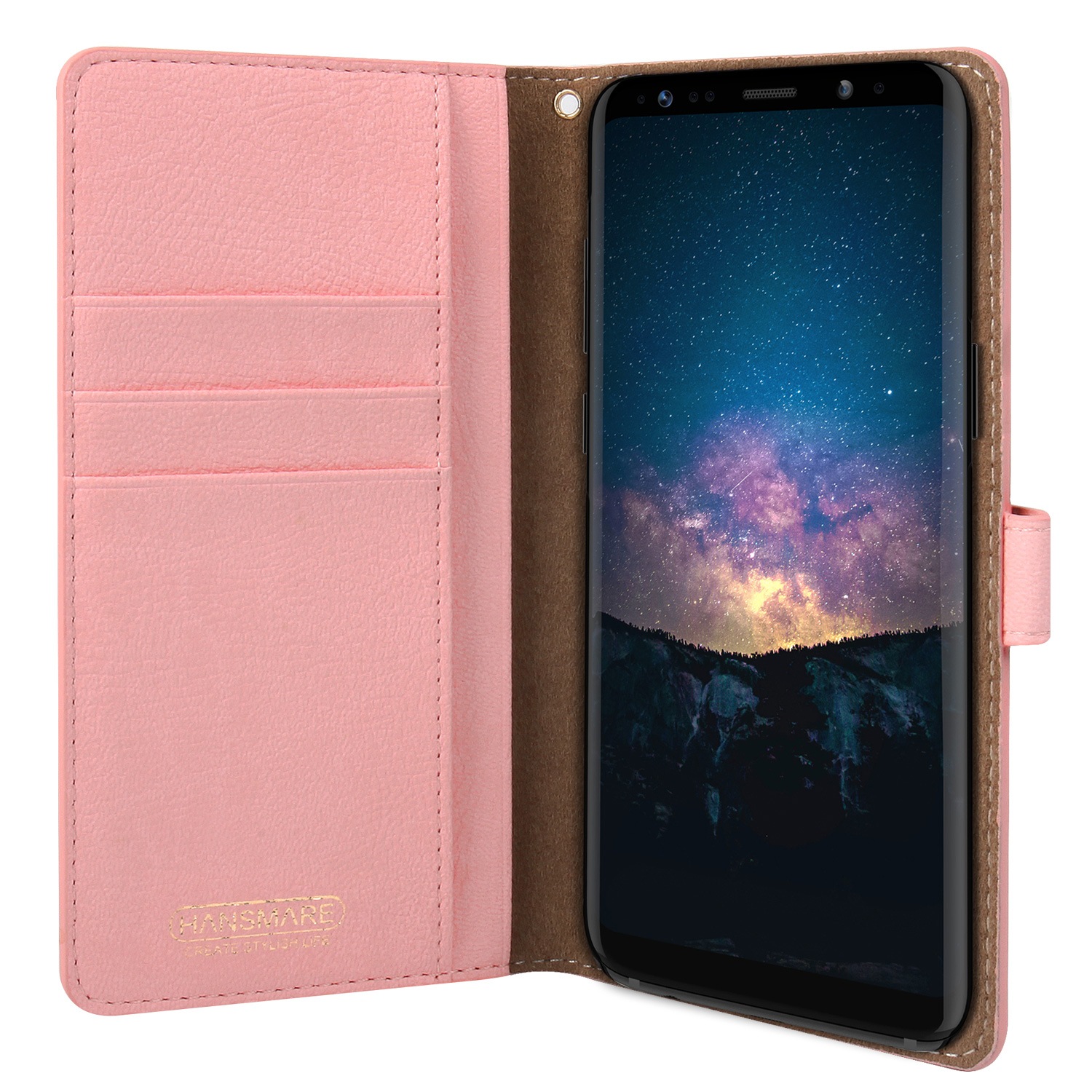 スマホケース 手帳型 マルチケース HANSMARE CALF Diary ハンスマレ カーフダイアリー スライド式