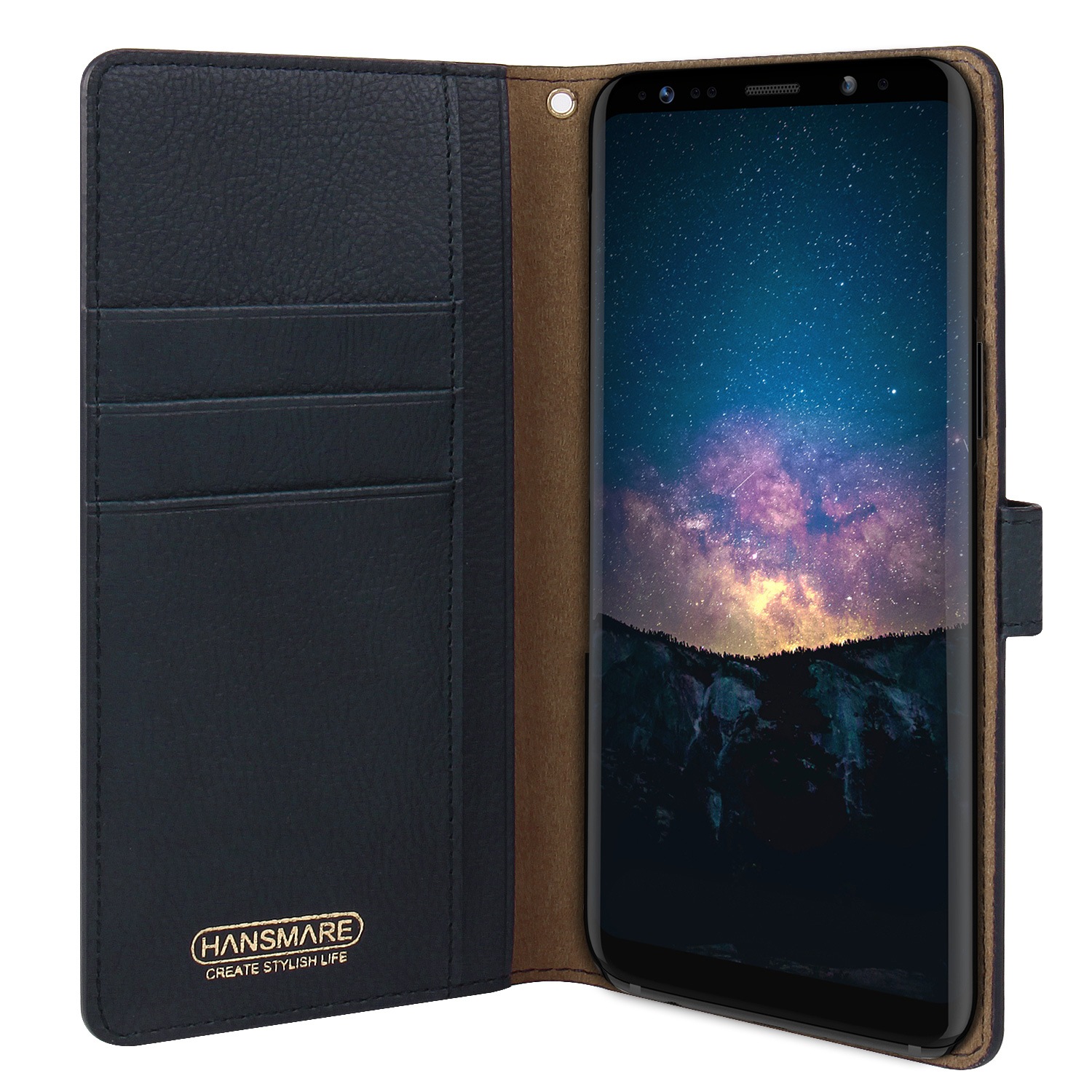 スマホケース 手帳型 マルチケース HANSMARE CALF Diary ハンスマレ カーフダイアリー スライド式