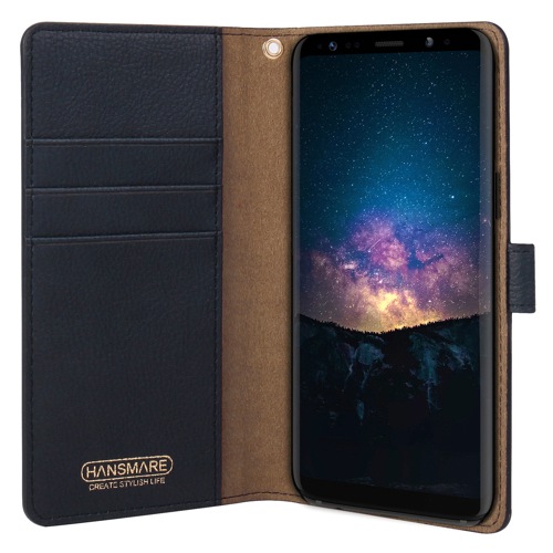 スマホケース 手帳型 マルチケース HANSMARE CALF Diary ハンスマレ カーフダイアリー スライド式
