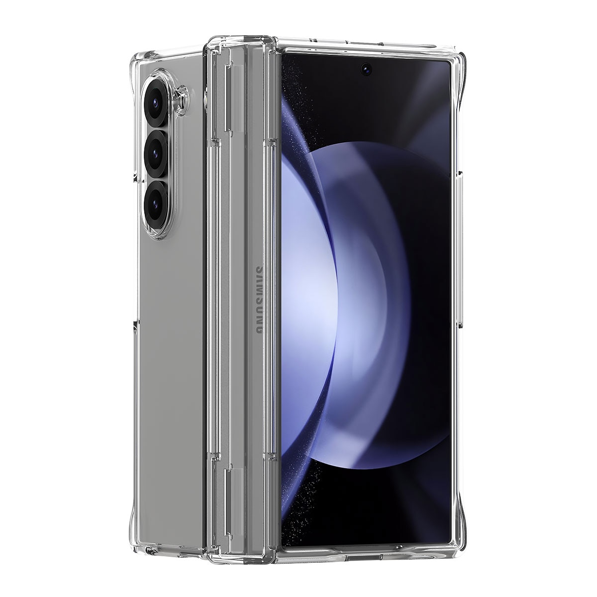 [Galaxy Z Fold7 / Fold6 / Fold5 用] Nukin 360 フルカバー クリアケース [SAMSUNGの公式認証品]