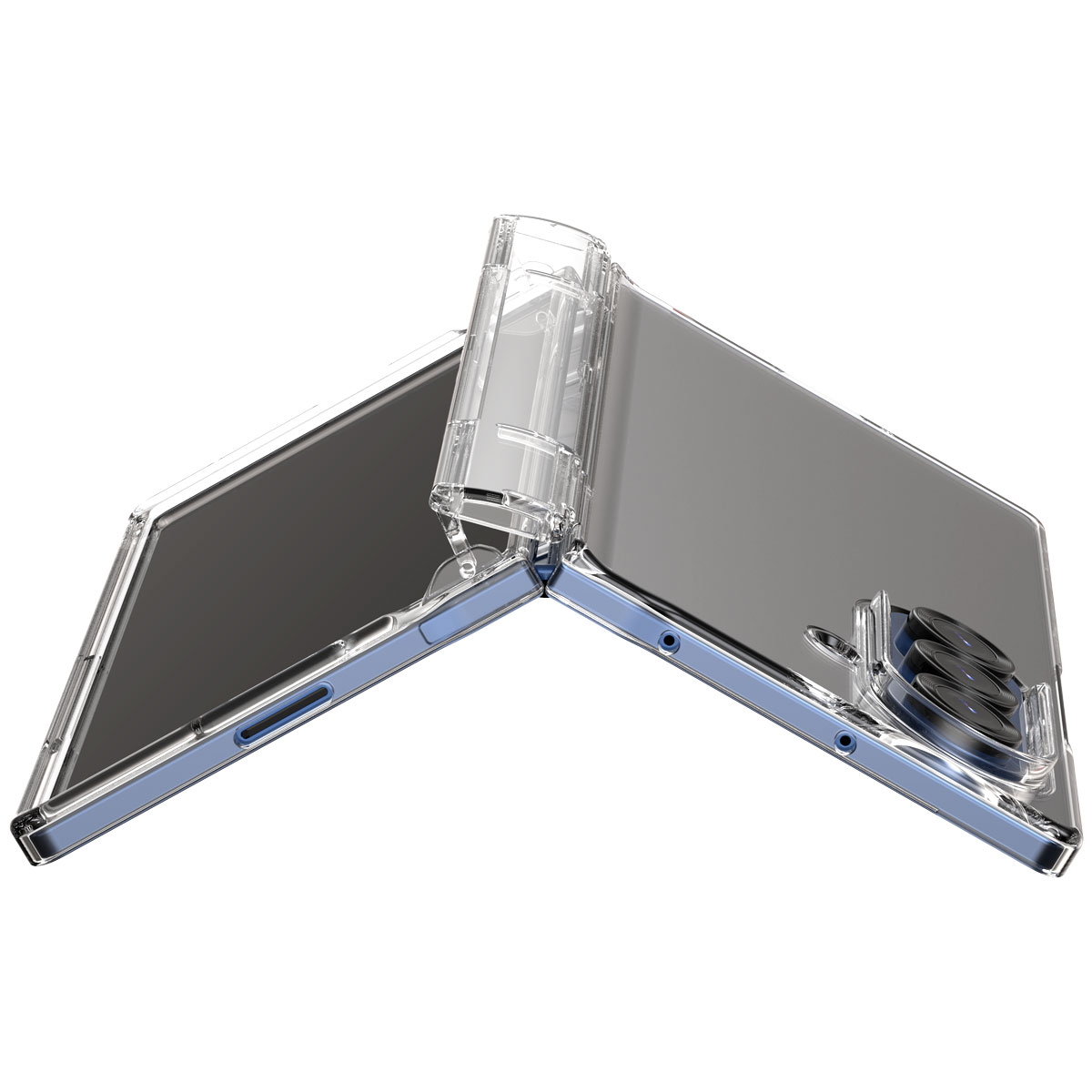 [Galaxy Z Fold7 / Fold6 / Fold5 用] Nukin 360 フルカバー クリアケース [SAMSUNGの公式認証品]