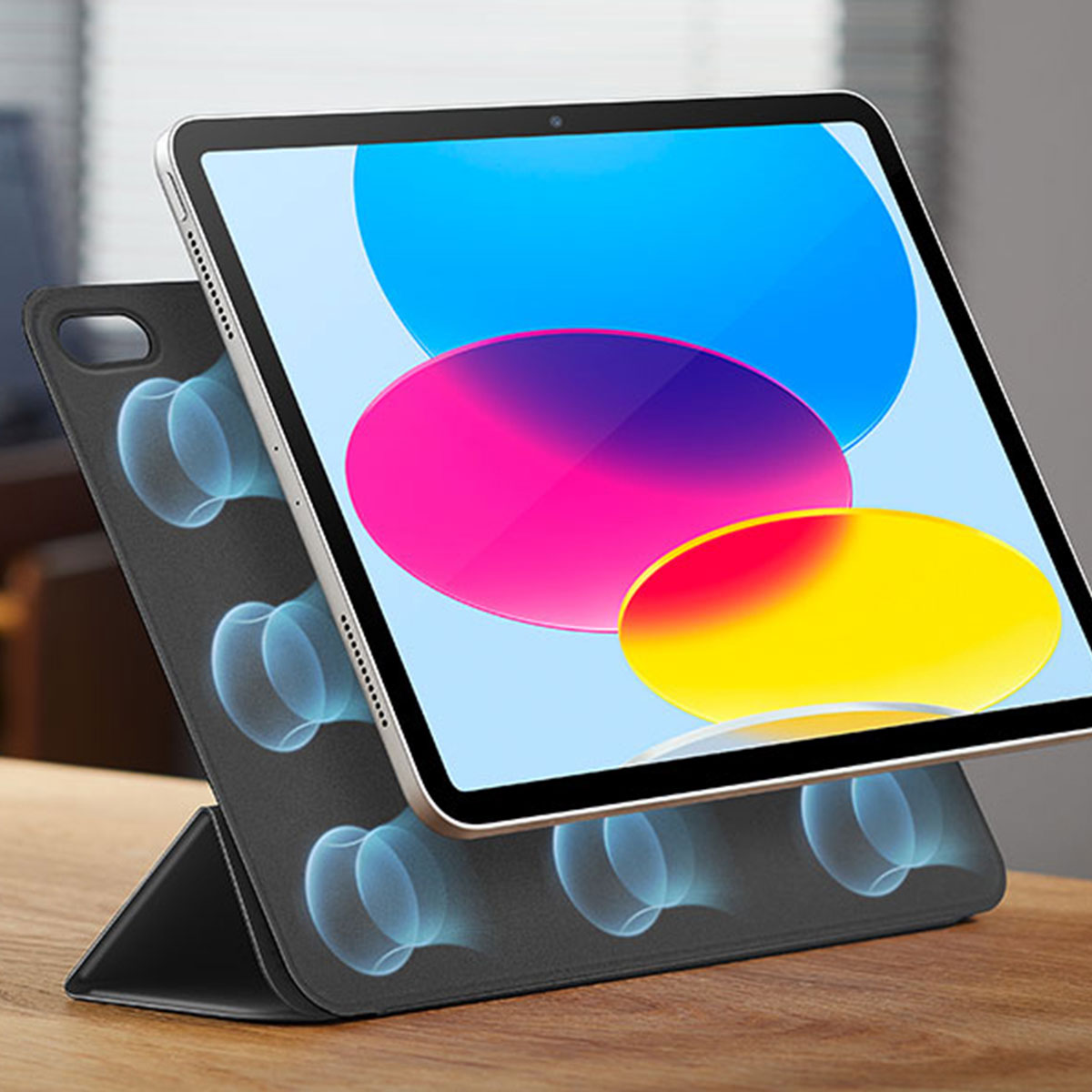 REBOUND マグネット吸着式 Smart Folio ケース for iPad（A16）/iPad（第10世代）