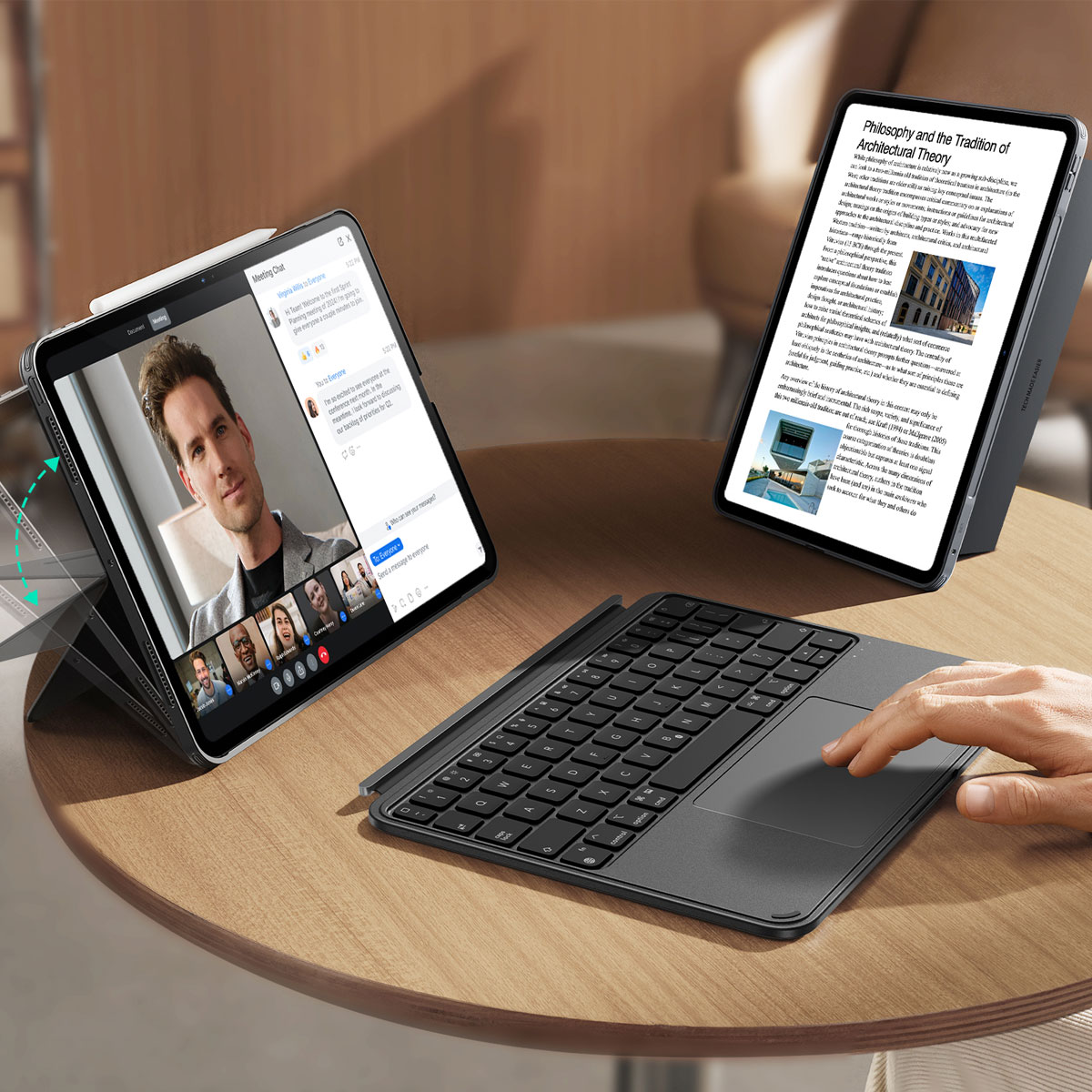 ESR SHIFT 着脱式キーボードケース for iPad Pro 11インチ (M5/M4