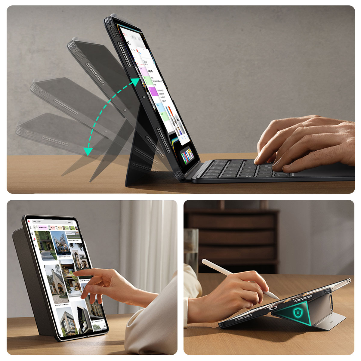 ESR SHIFT 着脱式キーボードケース for iPad Pro 11インチ (M5/M4