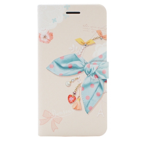 iPhone6s/6 ケース Happymori Dot Scarf Diary（ドットスカーフダイアリー）アイフォン