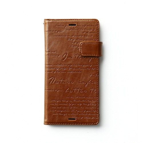 docomo au softbank【Xperia Z3 ケース】ZENUS Lettering Diary （レタリングダイアリー）Brown, Black