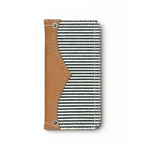 iPhone6s ケース 手帳型 ZENUS Denim Stripe Diary（ゼヌス デニムストライプダイアリー）アイフォン iPhone6