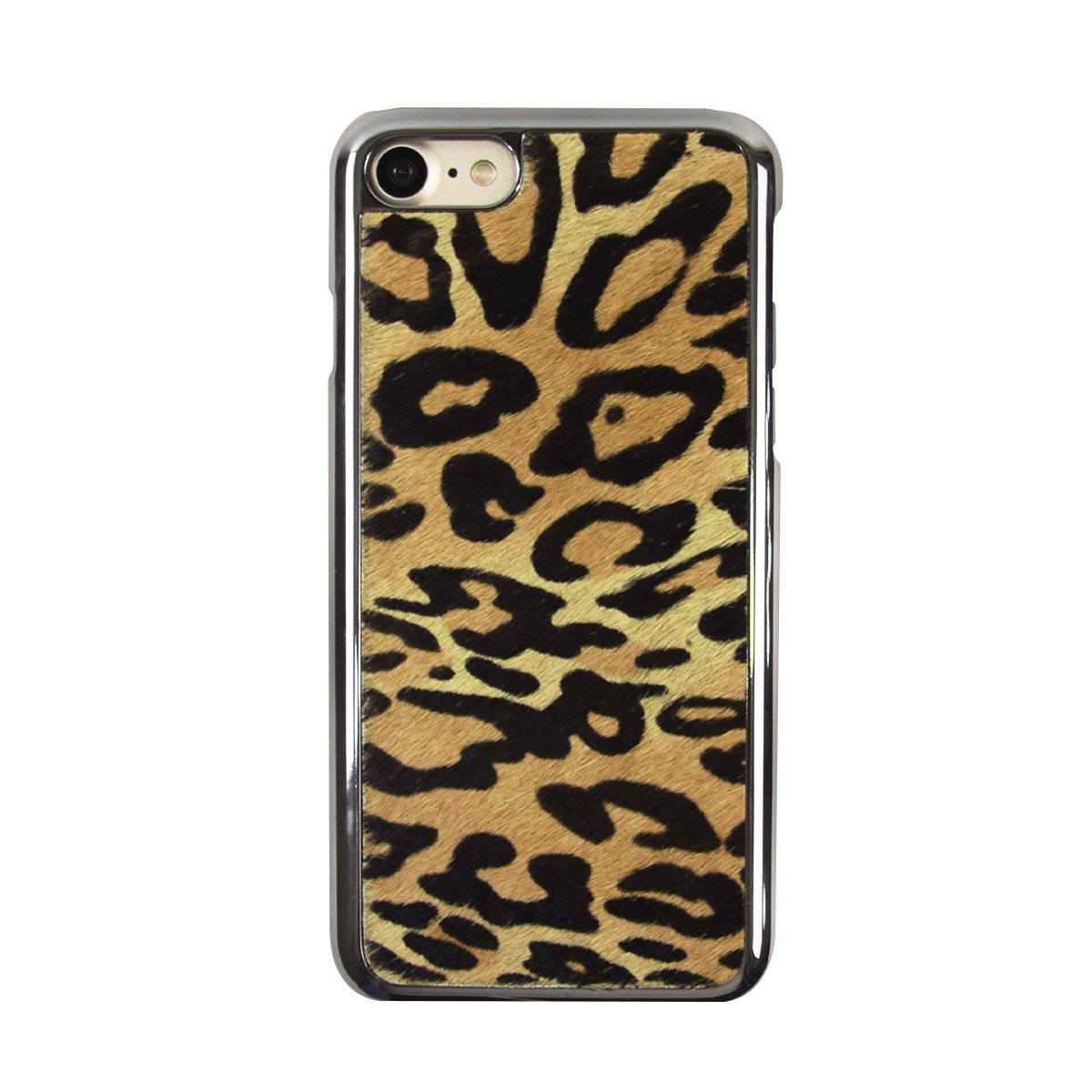 iPhone SE (第3世代) ケース カバー 【本革】GAZE Leopard Calf Hair Bar [iPhone SE3/SE2/8/7]