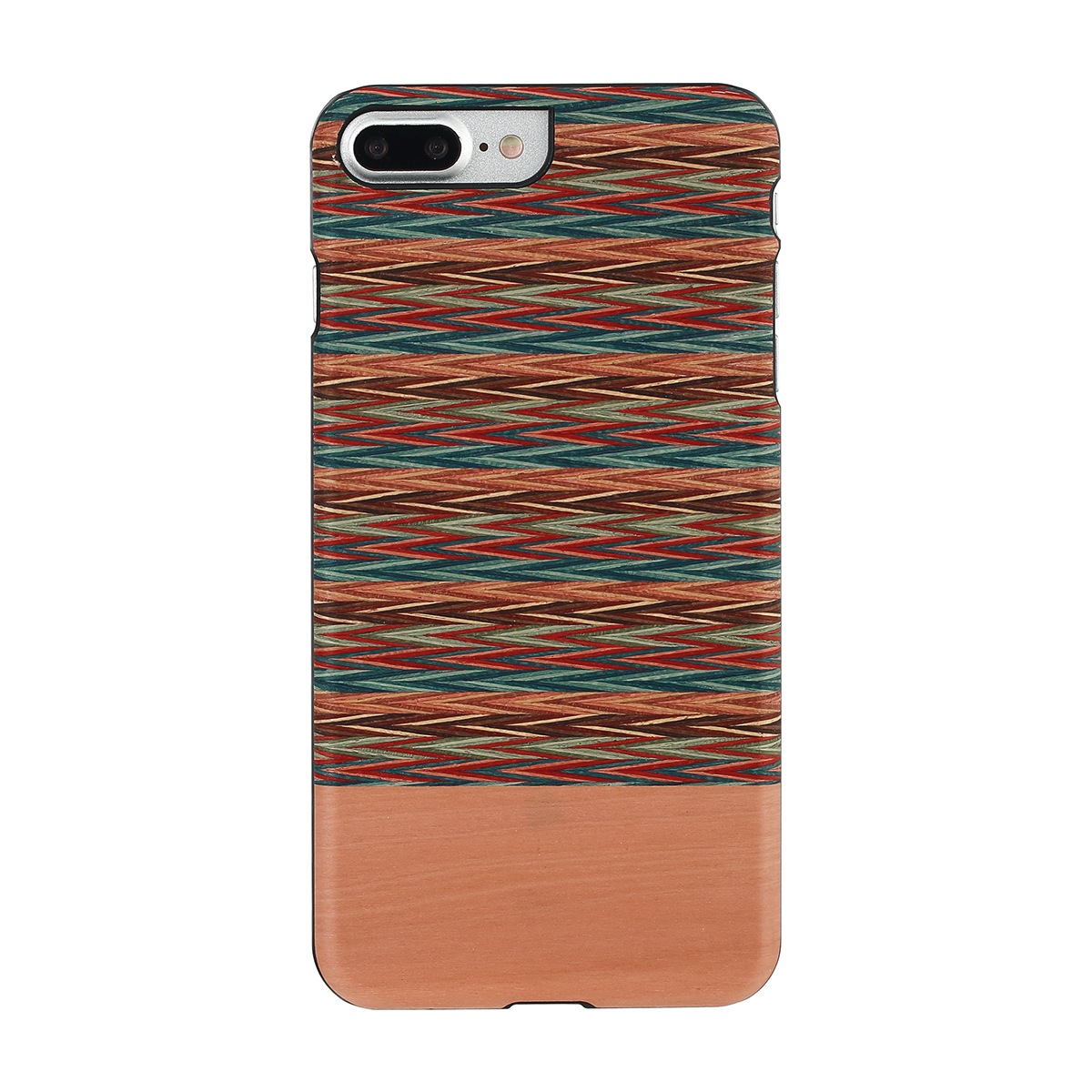 iPhone 8 Plus / 7 Plus天然木ケース Man & Wood Browny check （マンアンドウッド ブラウニーチェック）アイフォン カバー 木製