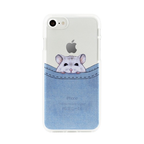 iPhone 8 / 7ケース Dparks ソフトクリアケース ベイビーアニマル（ディーパークス）アイフォン カバー