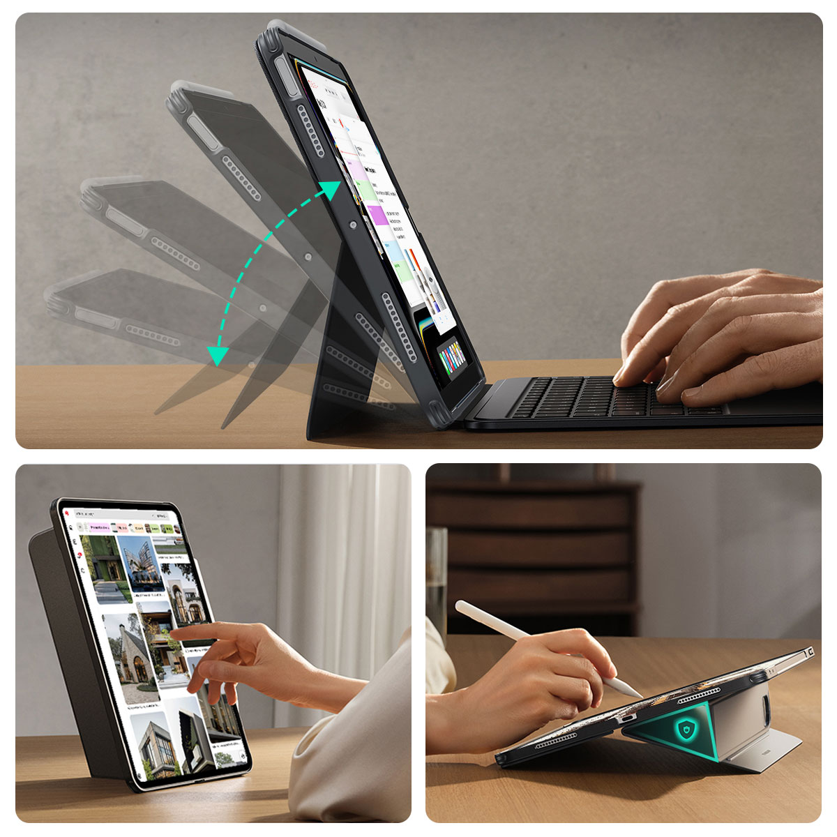 ESR SHIFT 着脱式キーボードケース for iPad Air 13インチ (M4/M3/M2