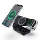 miak ワイヤレスチャージャー 3in1 Wave ワイヤレス充電スタンド [ for iPhone Apple Watch AirPods 同時充電 Android ]