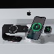 miak ワイヤレスチャージャー 3in1 Wave ワイヤレス充電スタンド [ for iPhone Apple Watch AirPods 同時充電 Android ]
