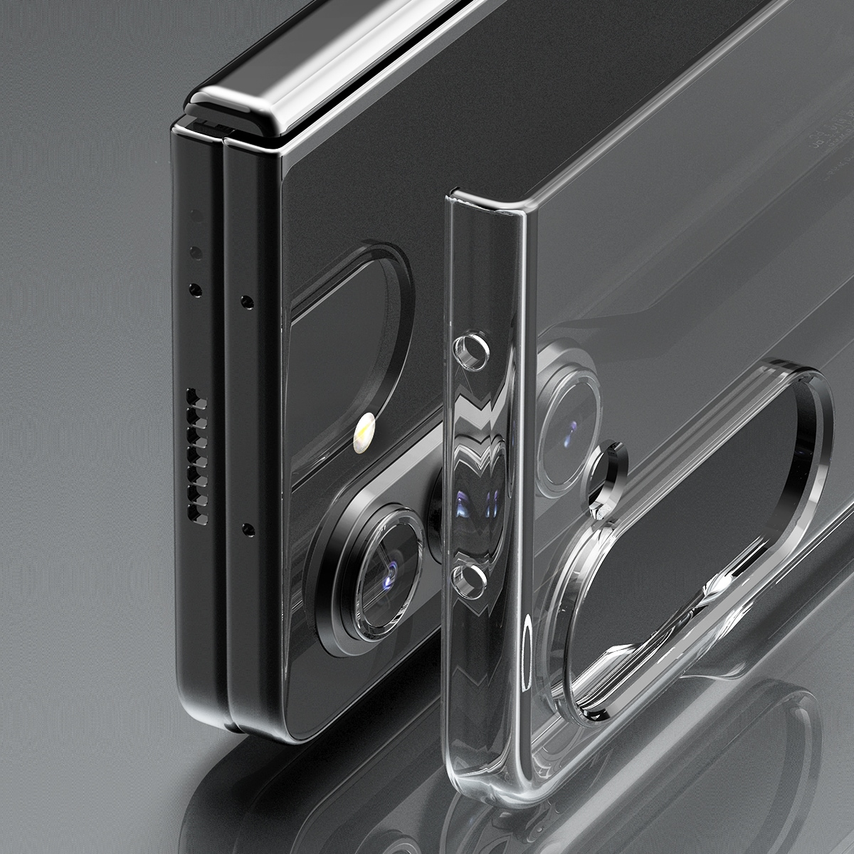 Galaxy Z Fold6 / Z Fold5 ケース Nukin クリア [SAMSUNGの公式認証品]