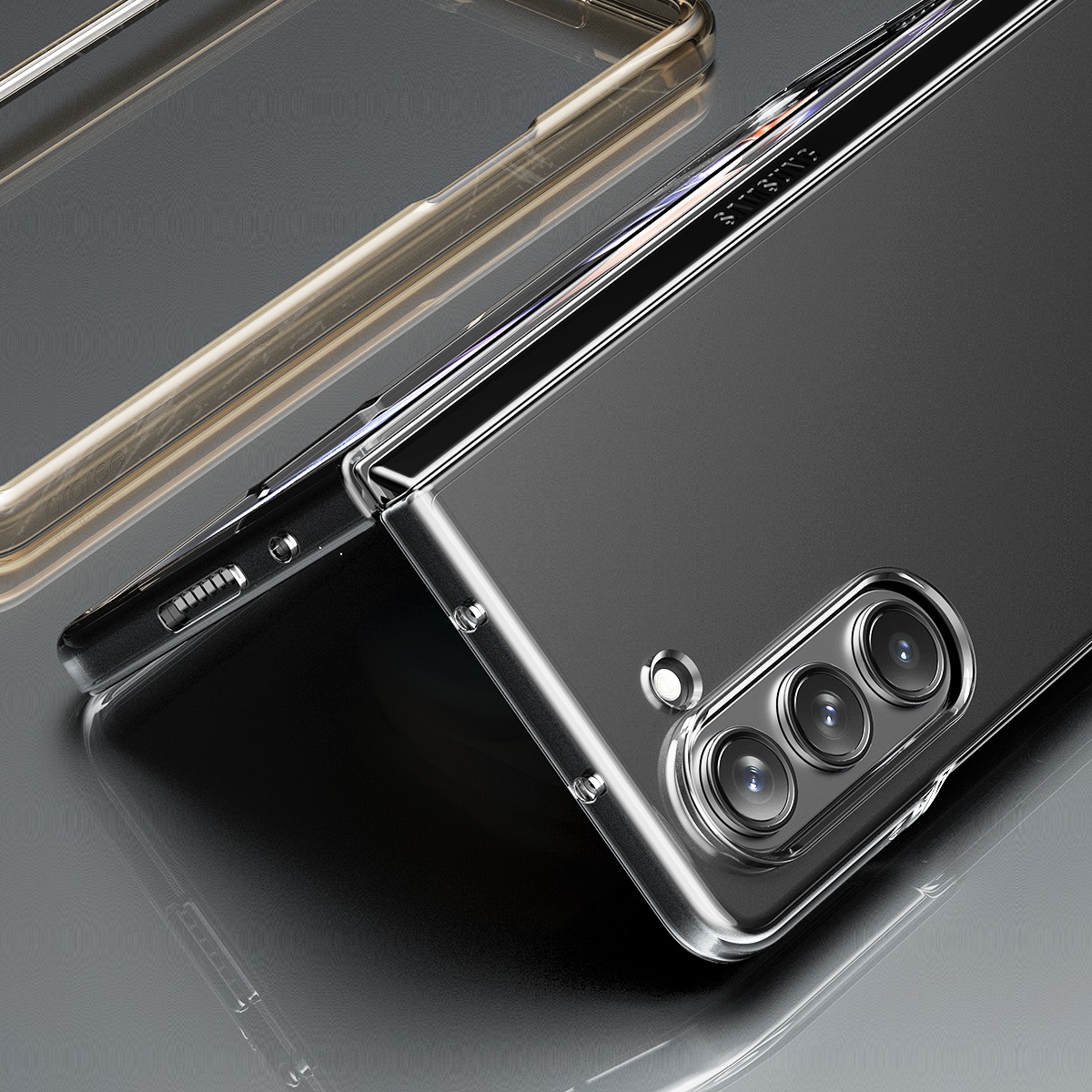 Galaxy Z Fold6 / Z Fold5 ケース Nukin クリア [SAMSUNGの公式認証品]