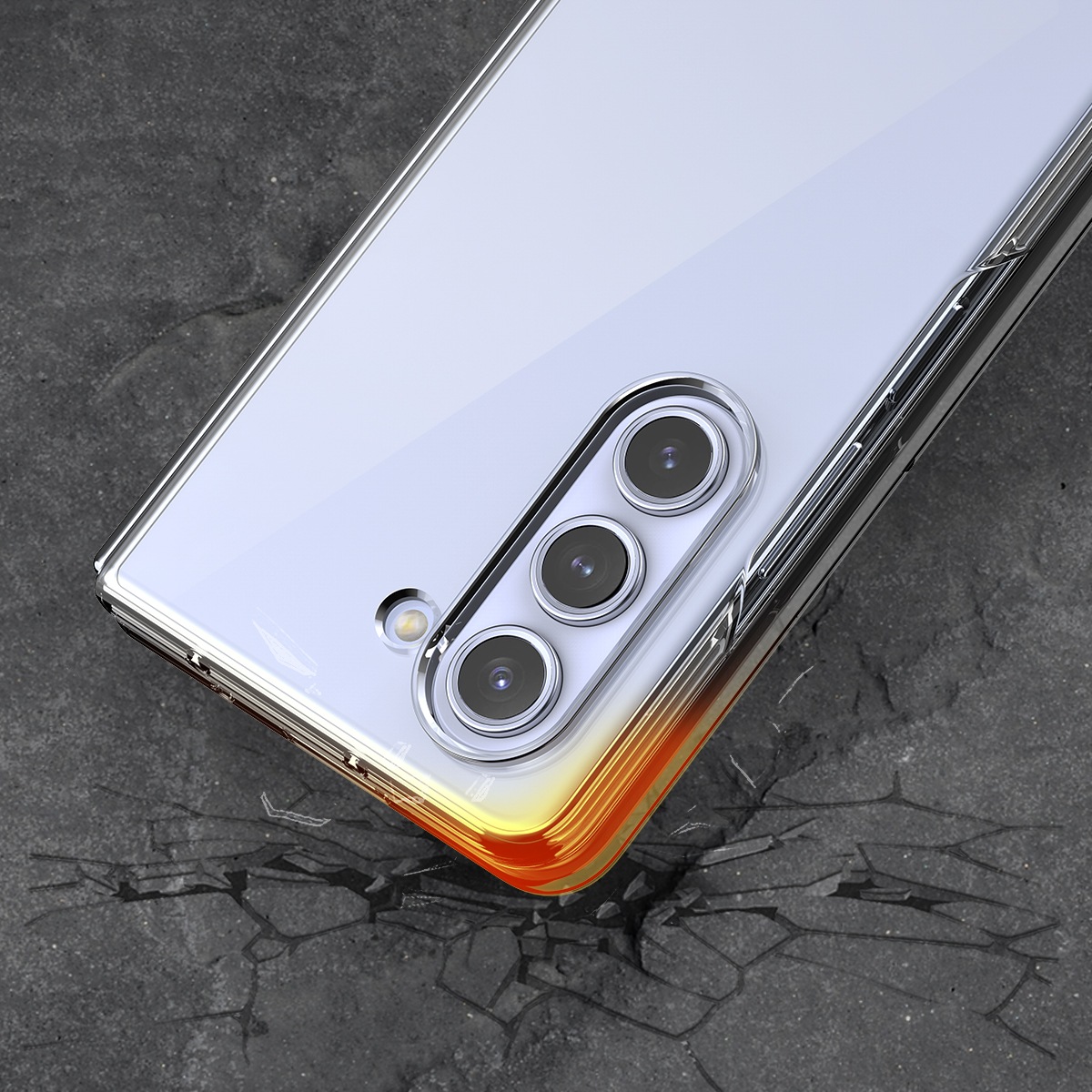 Galaxy Z Fold6 / Z Fold5 ケース Nukin クリア [SAMSUNGの公式認証品]