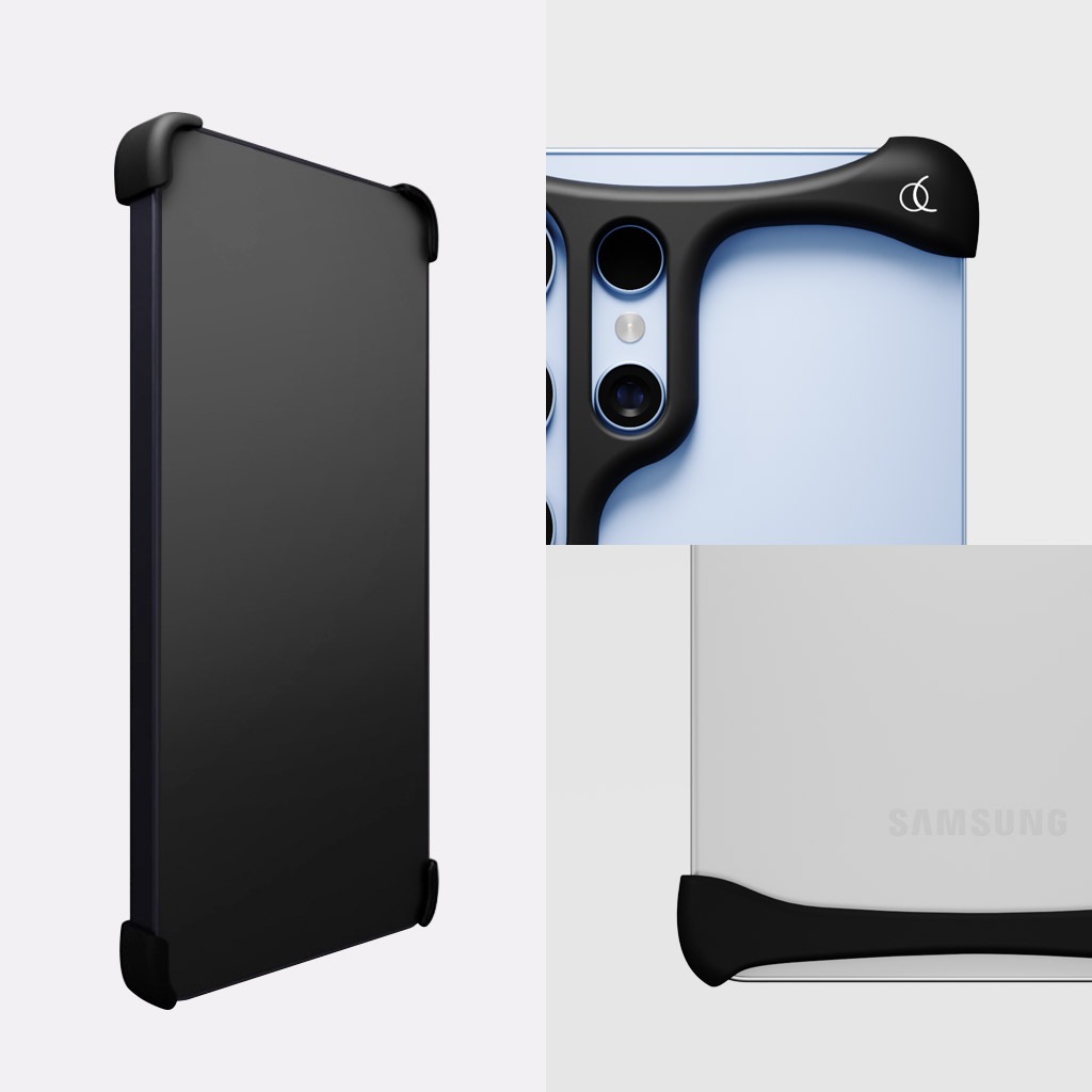 [ Galaxy S26 Ultra 用 ] アルミ・マットブラック バンパー ケース | アークパルス ＜予約受付中＞