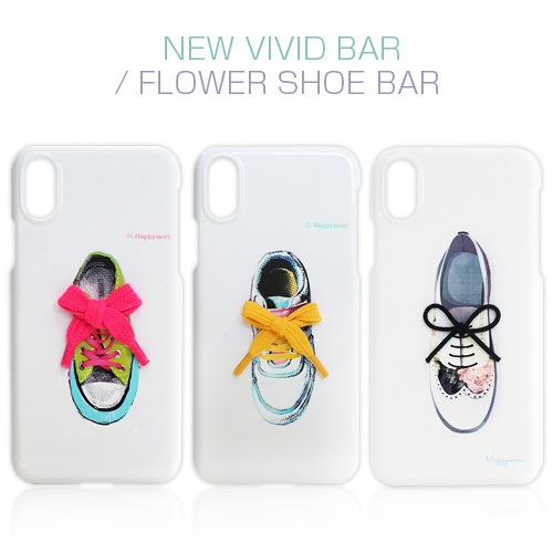 iPhone XS / X ケース iPhone XS Max ケース iPhone XR ケースHappymori New Vivid/Flower Shoe Bar（ハッピーモリ ニュービビッド/フラワーシュー）アイフォン カバー