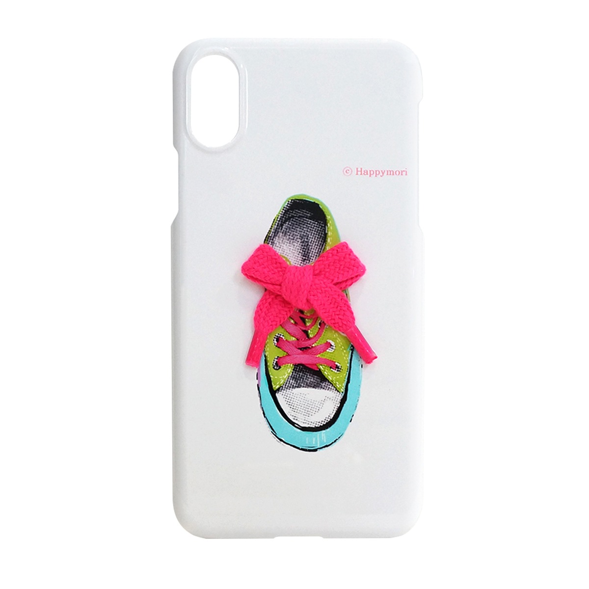 iPhone XS / X ケース iPhone XS Max ケース iPhone XR ケースHappymori New Vivid/Flower Shoe Bar（ハッピーモリ ニュービビッド/フラワーシュー）アイフォン カバー