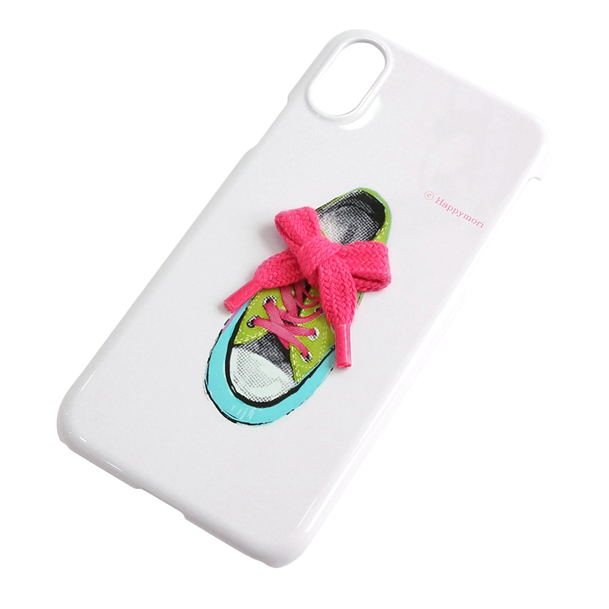 iPhone XS / X ケース iPhone XS Max ケース iPhone XR ケースHappymori New Vivid/Flower Shoe Bar（ハッピーモリ ニュービビッド/フラワーシュー）アイフォン カバー