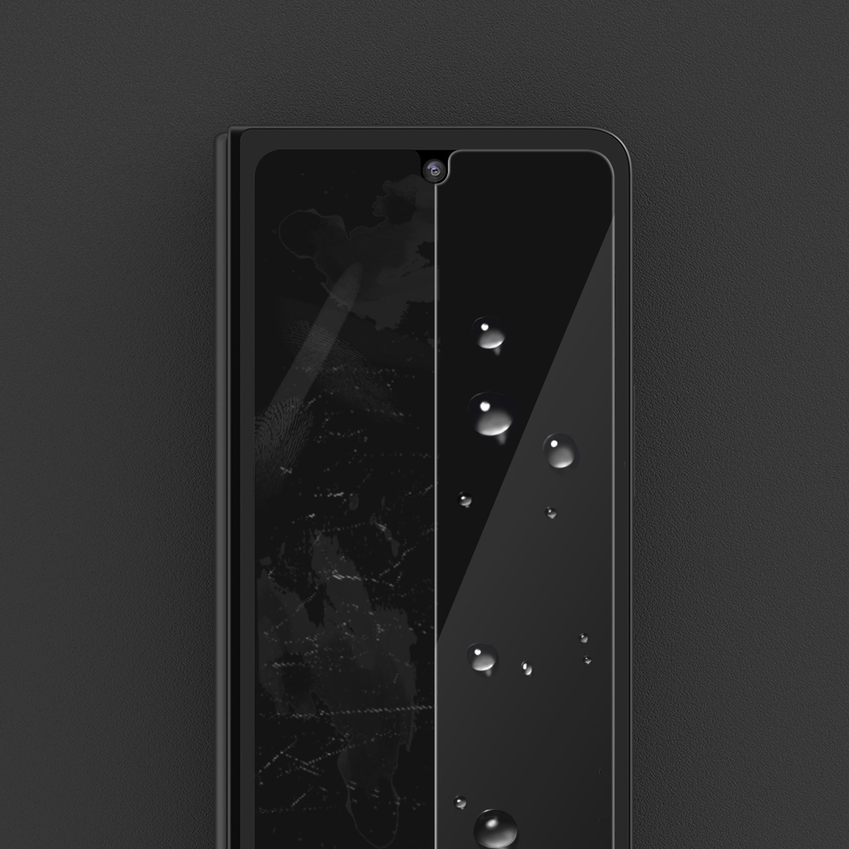 araree CORE フロントディスプレイ用 強化ガラスフィルム（2枚入り）for Galaxy Z Fold5