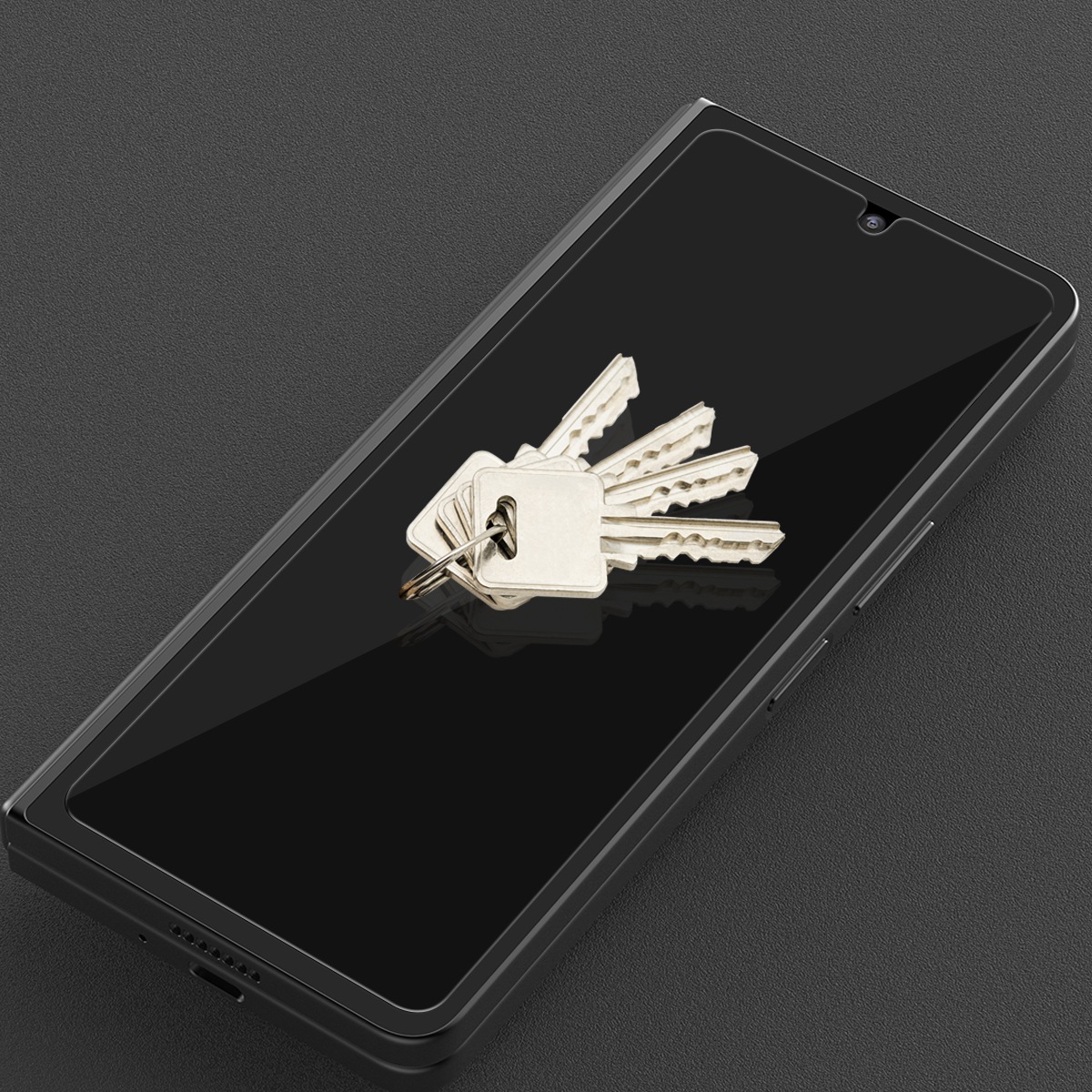 araree CORE フロントディスプレイ用 強化ガラスフィルム（2枚入り）for Galaxy Z Fold5