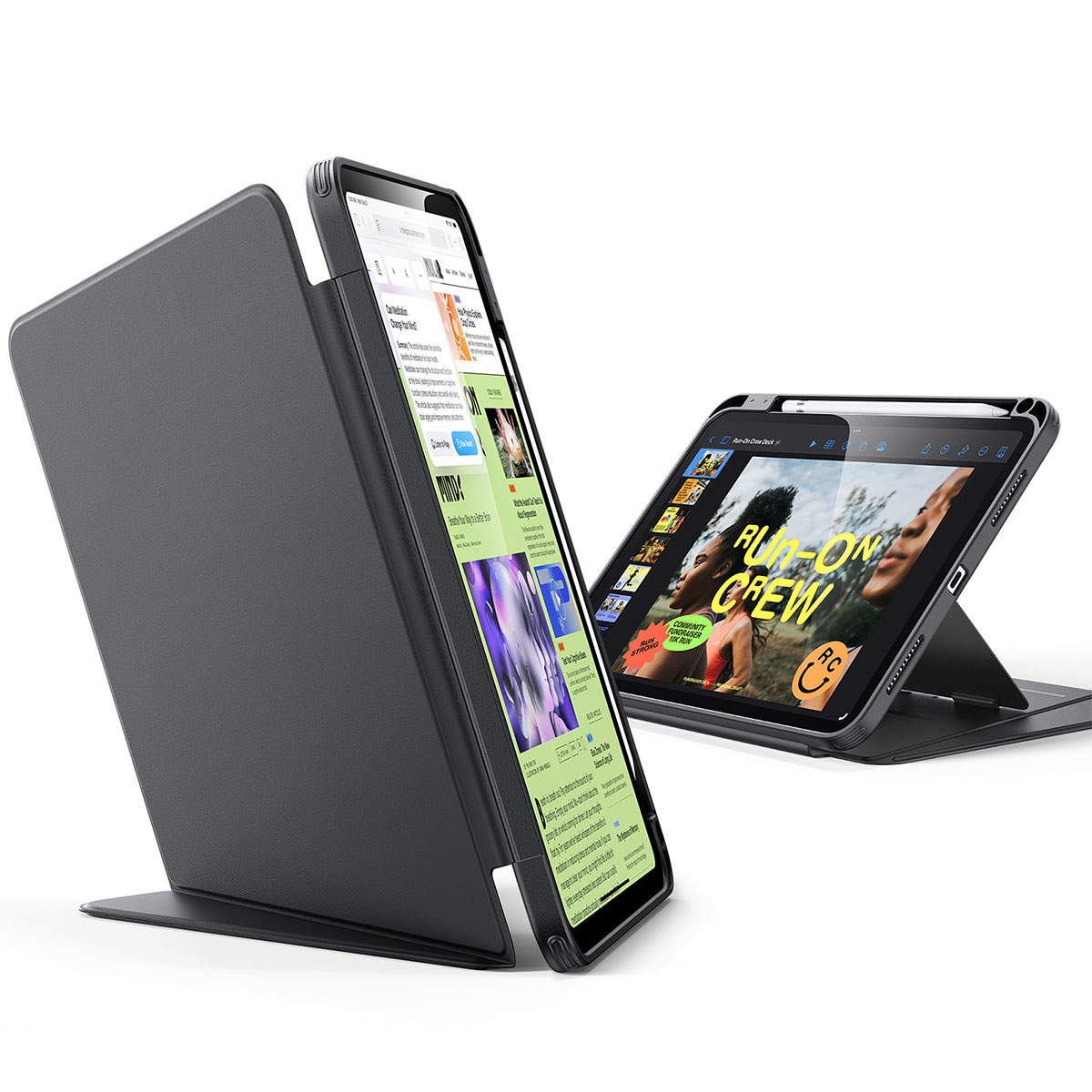 Flip ペンホルダー付きハイブリッドケース for iPad（A16/第10世代）