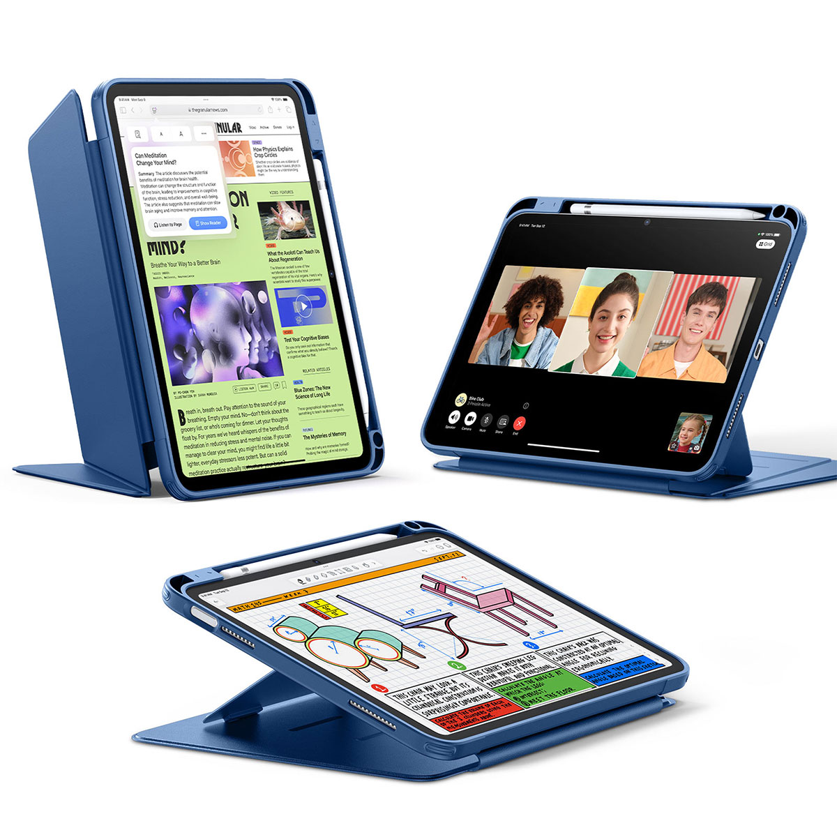 Flip ペンホルダー付きハイブリッドケース for iPad（A16/第10世代）