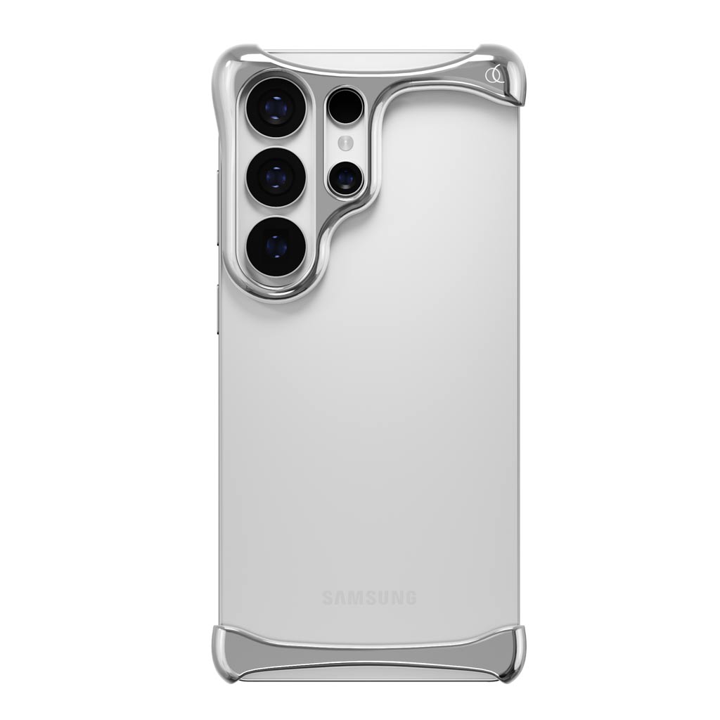 [ Galaxy S26 Ultra 用 ] アルミ・ミラーシルバー バンパー ケース | アークパルス ＜予約受付中＞