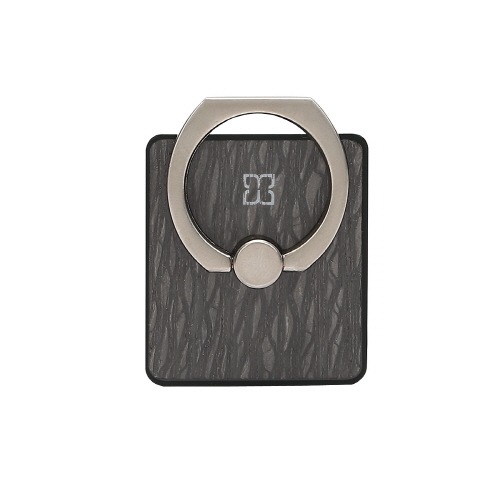 スマホリング Man&Wood 天然木 スマートリング2（マンアンドウッド）落下防止 ホルダースタンド 指輪型 バンカーリング ほのかに香る アロマ付き