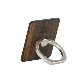 スマホリング Man&Wood 天然木 スマートリング2（マンアンドウッド）落下防止 ホルダースタンド 指輪型 バンカーリング ほのかに香る アロマ付き