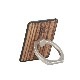 スマホリング Man&Wood 天然木 スマートリング2（マンアンドウッド）落下防止 ホルダースタンド 指輪型 バンカーリング ほのかに香る アロマ付き