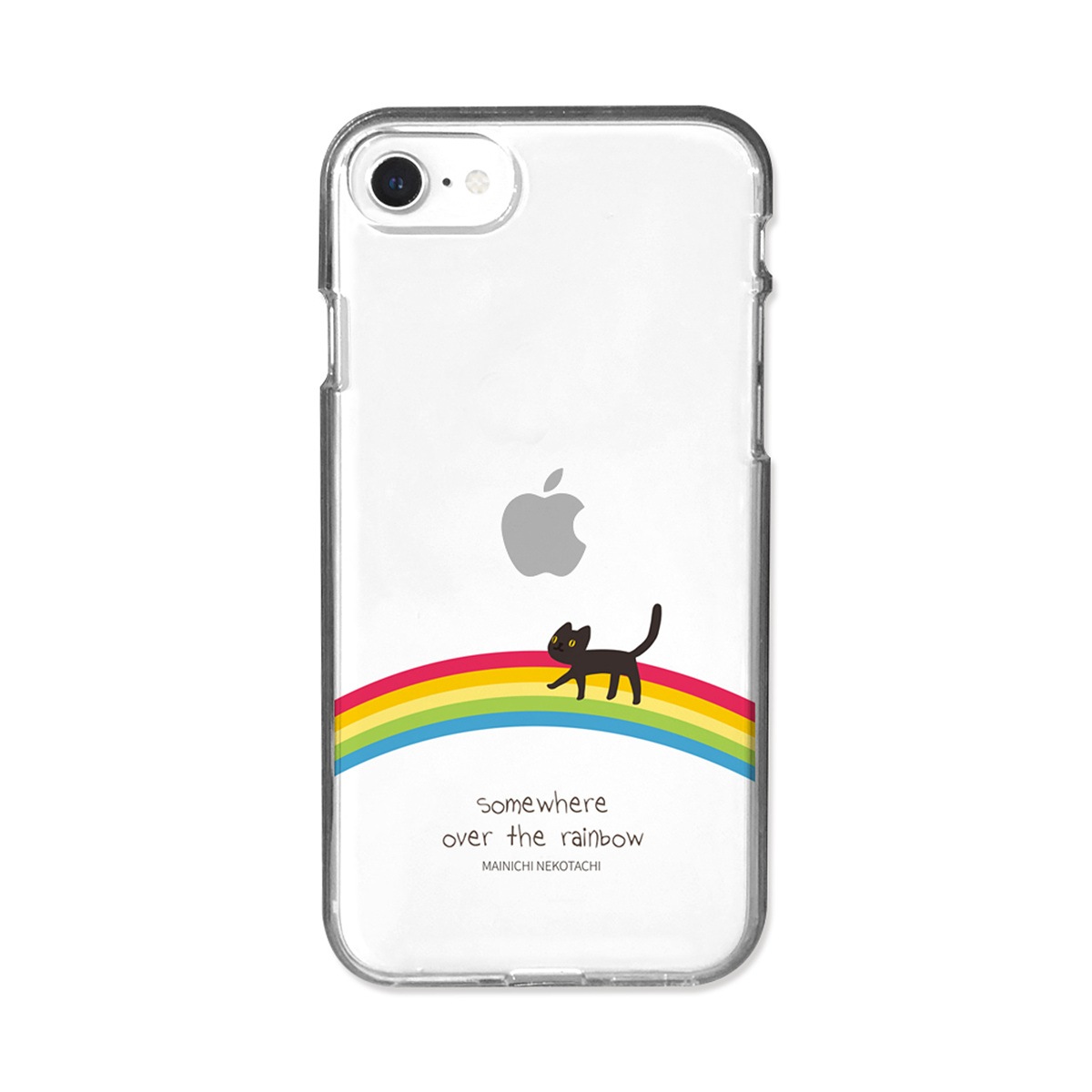 iPhone SE (第3世代) ケース カバー AKAN ソフトクリアケース MAINICHI NEKOTACHI  [iPhone SE3/SE2/8/7]