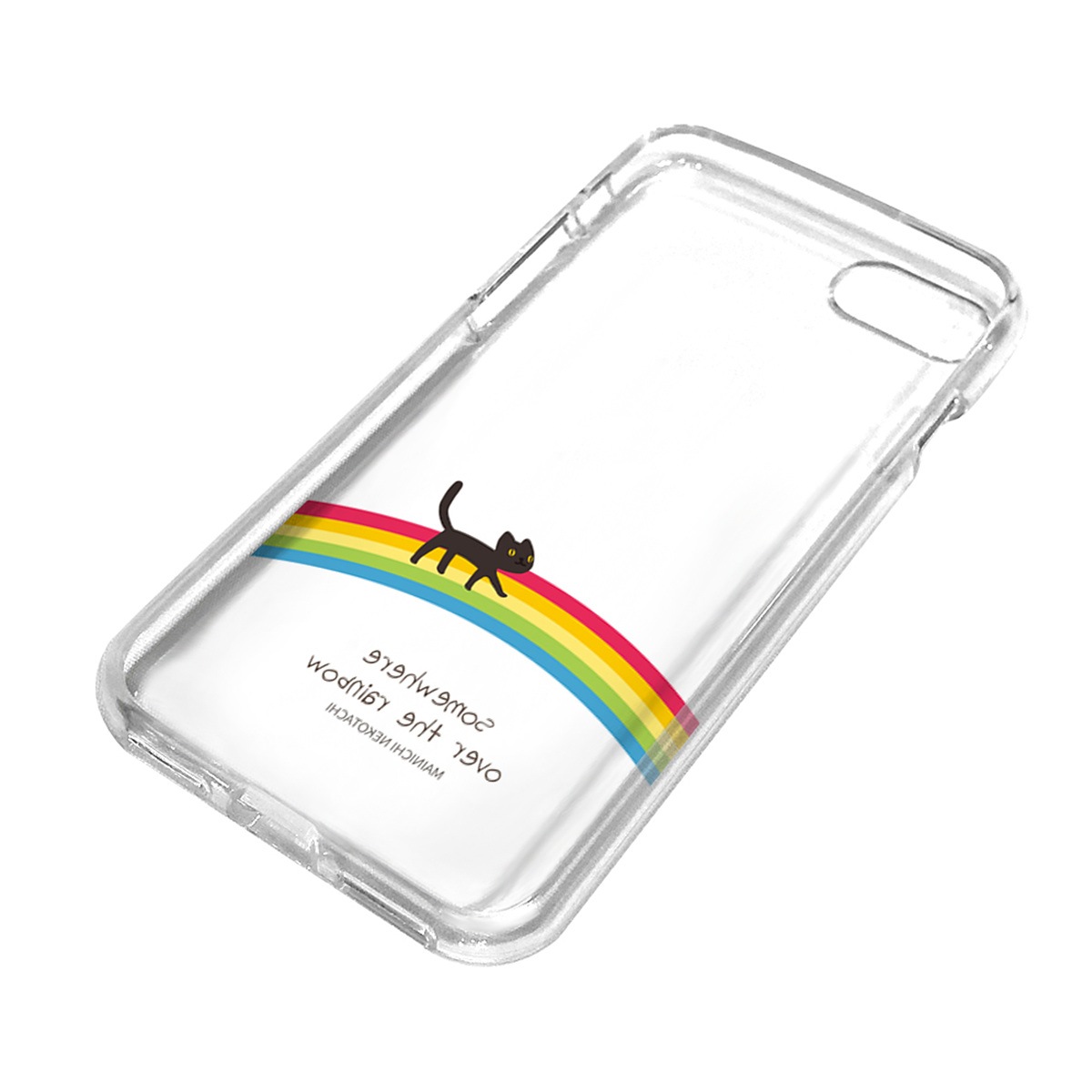 iPhone SE (第3世代) ケース カバー AKAN ソフトクリアケース MAINICHI NEKOTACHI  [iPhone SE3/SE2/8/7]