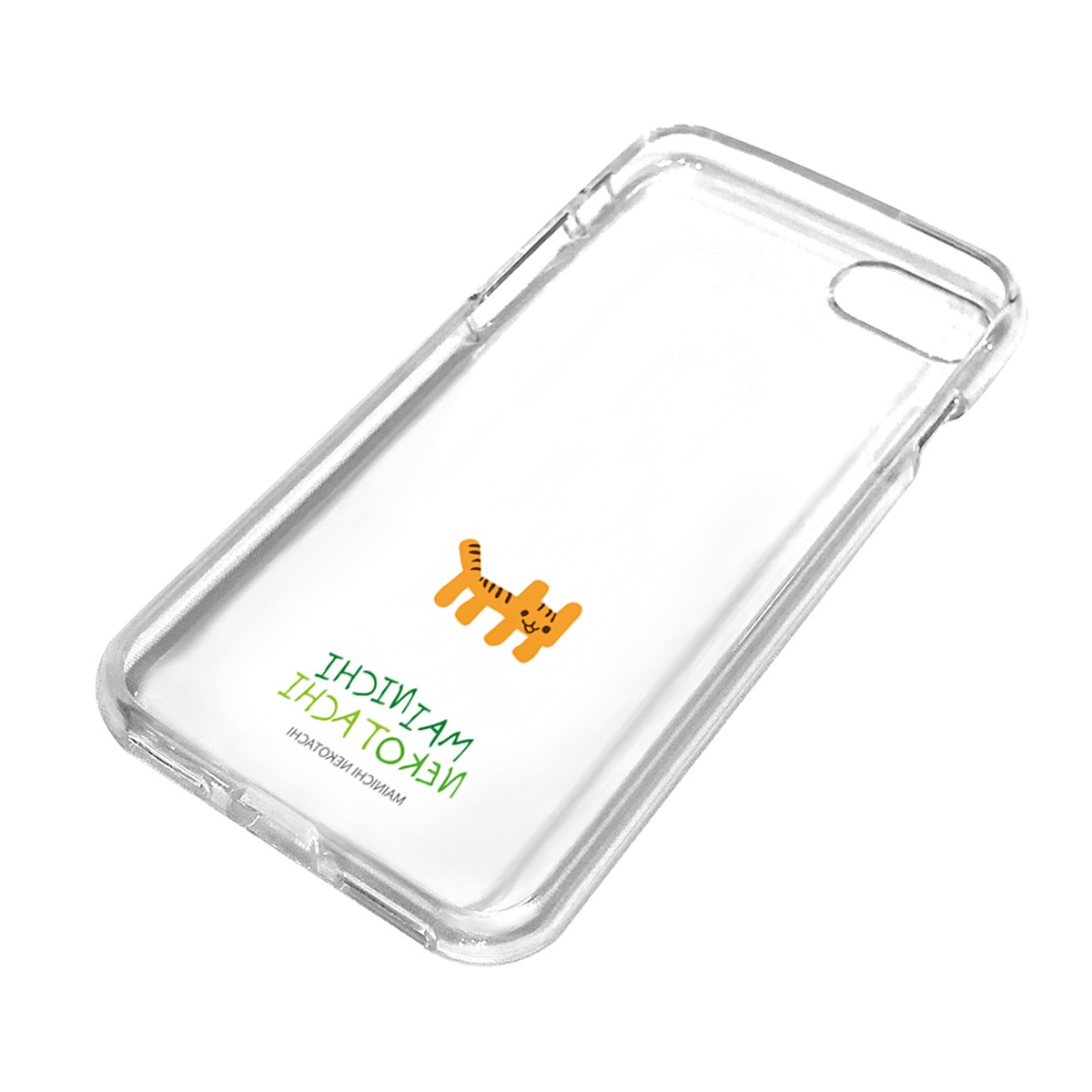 iPhone SE (第3世代) ケース カバー AKAN ソフトクリアケース MAINICHI NEKOTACHI  [iPhone SE3/SE2/8/7]