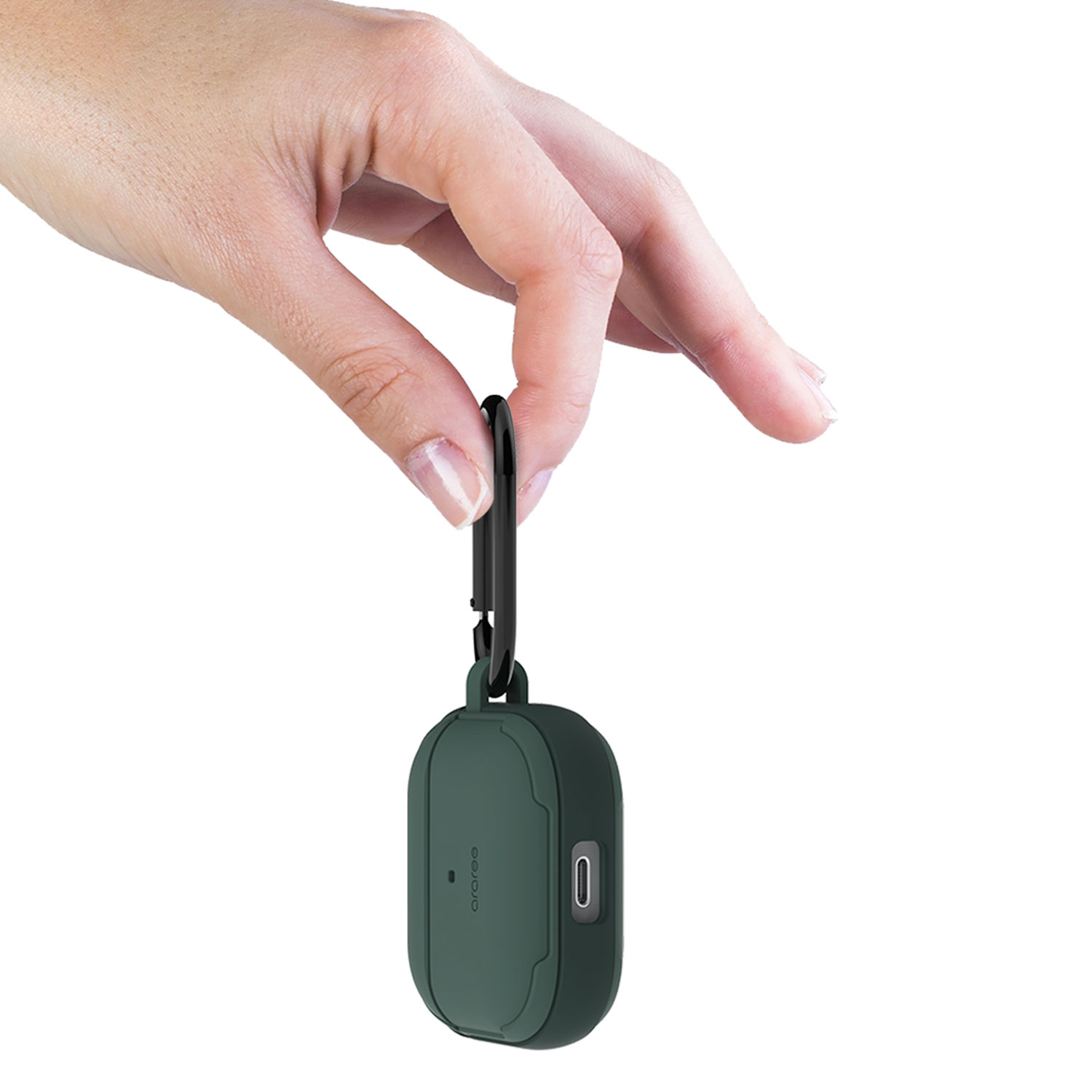 araree ハイブリッドケース for AirPods（第3世代） DUPLE [カラビナ付き]