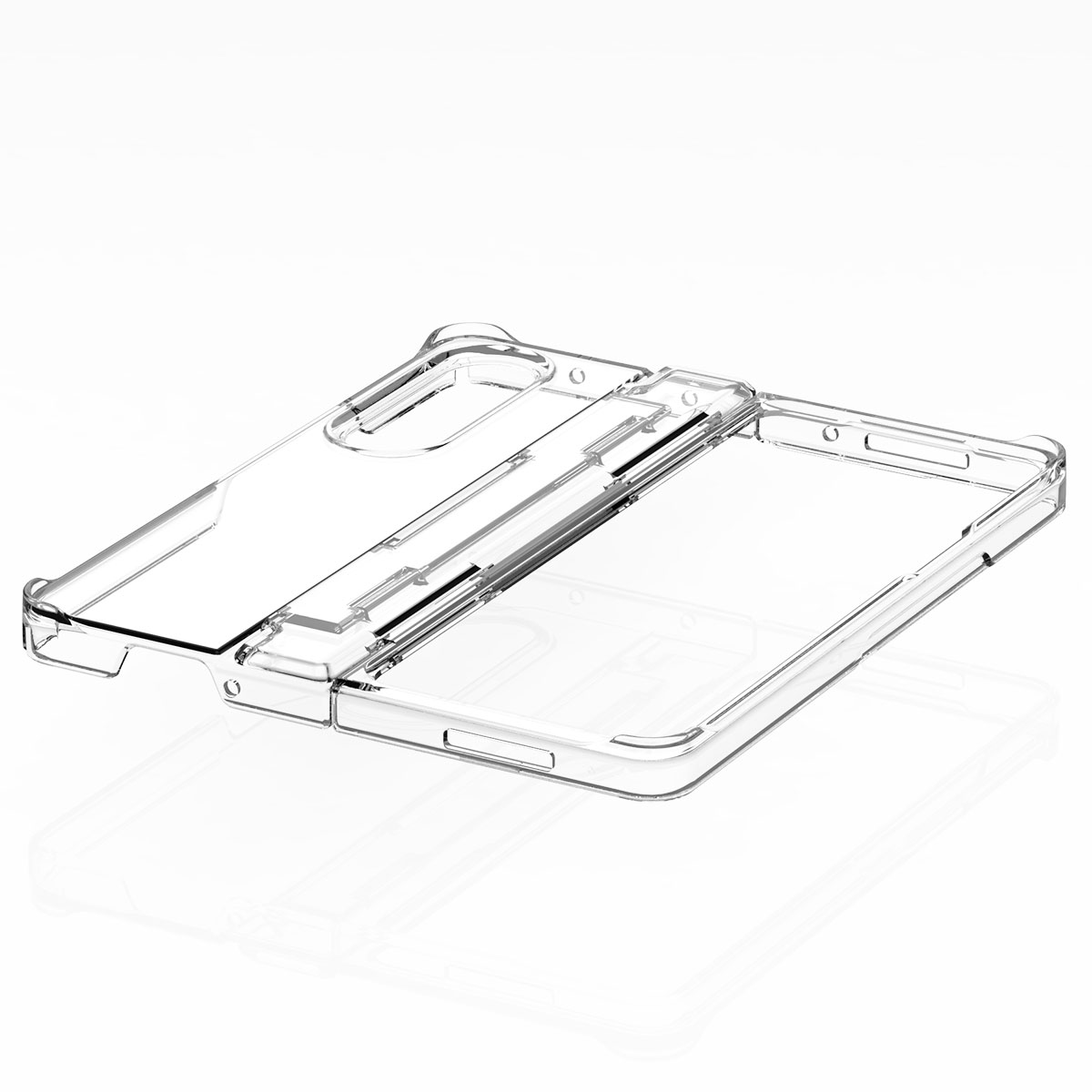 araree Galaxy Z Fold 4 ヒンジまで保護する ケース Nukin 360 クリア カバー [SAMSUNGの公式認証品]