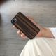 [iPhone 16e 用] 天然木ケース Ebony（エボニー）