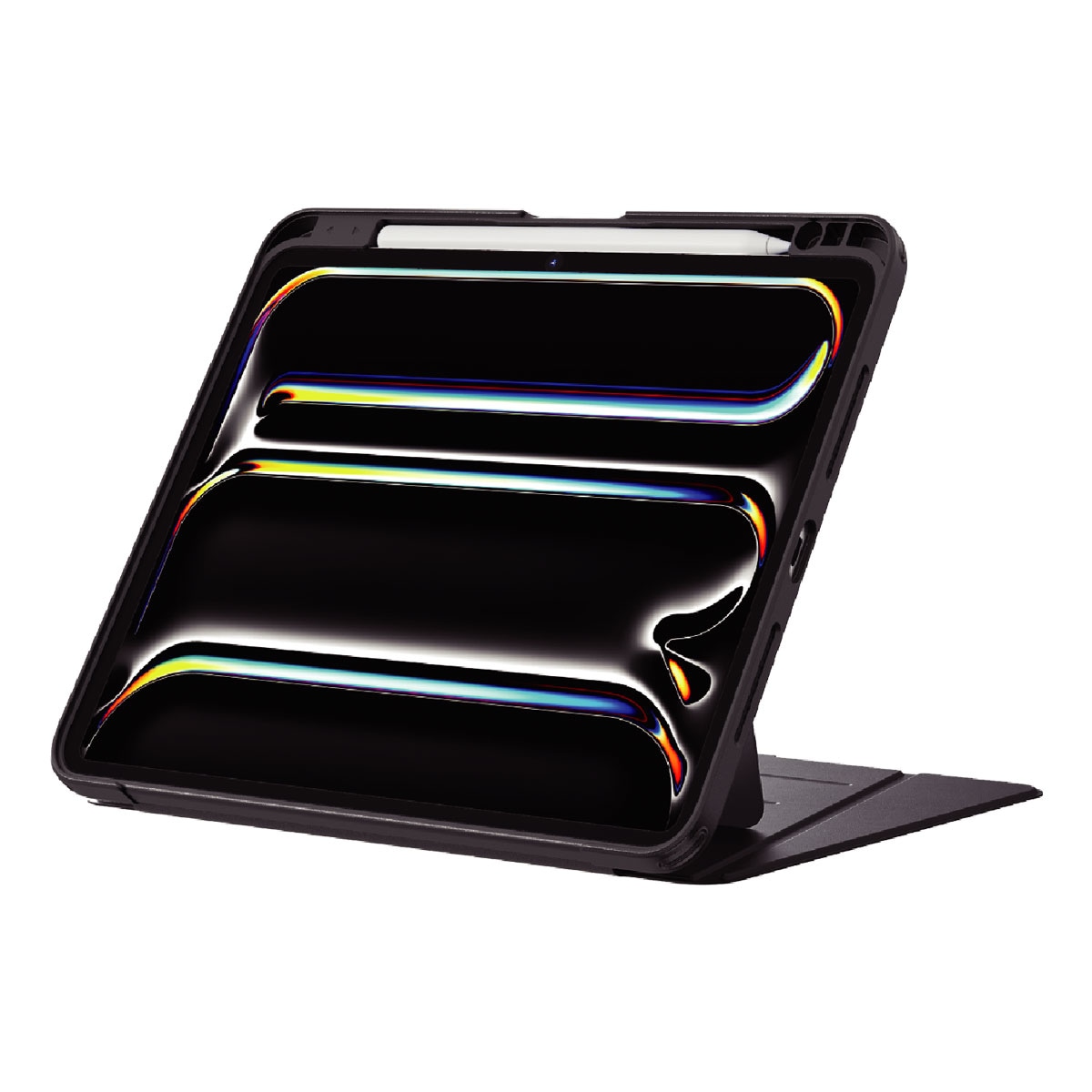Flip ペンホルダー付き ハイブリッドケース for iPad Pro 13インチ / Air 13インチ