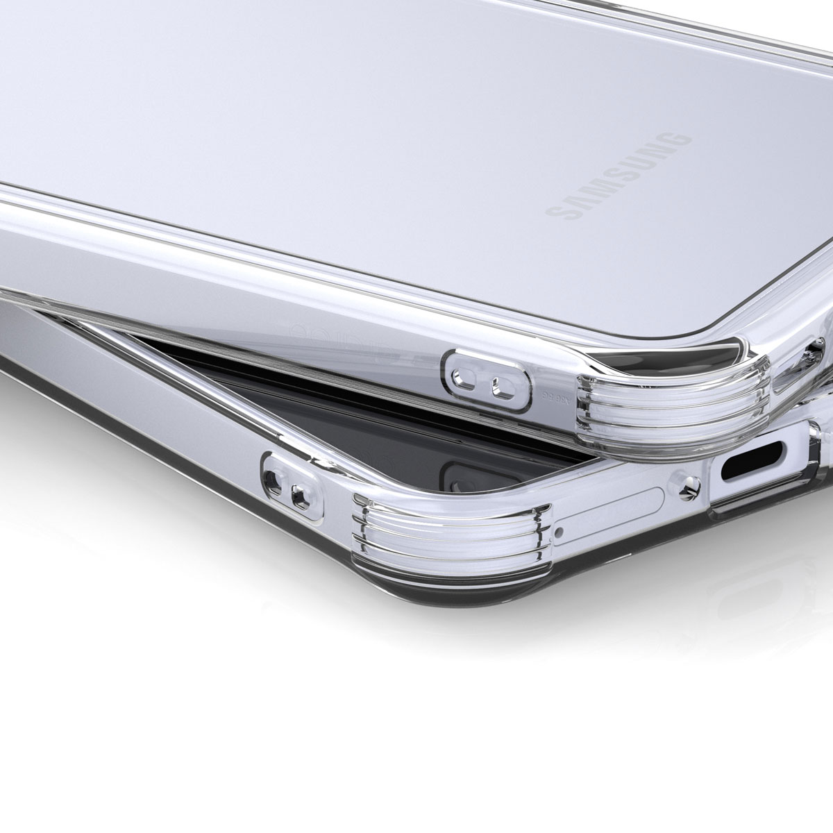 [Galaxy A36 5G / A54 / A53 用] 米軍MIL規格 FLEXIELD クリア ケース 背面カバー