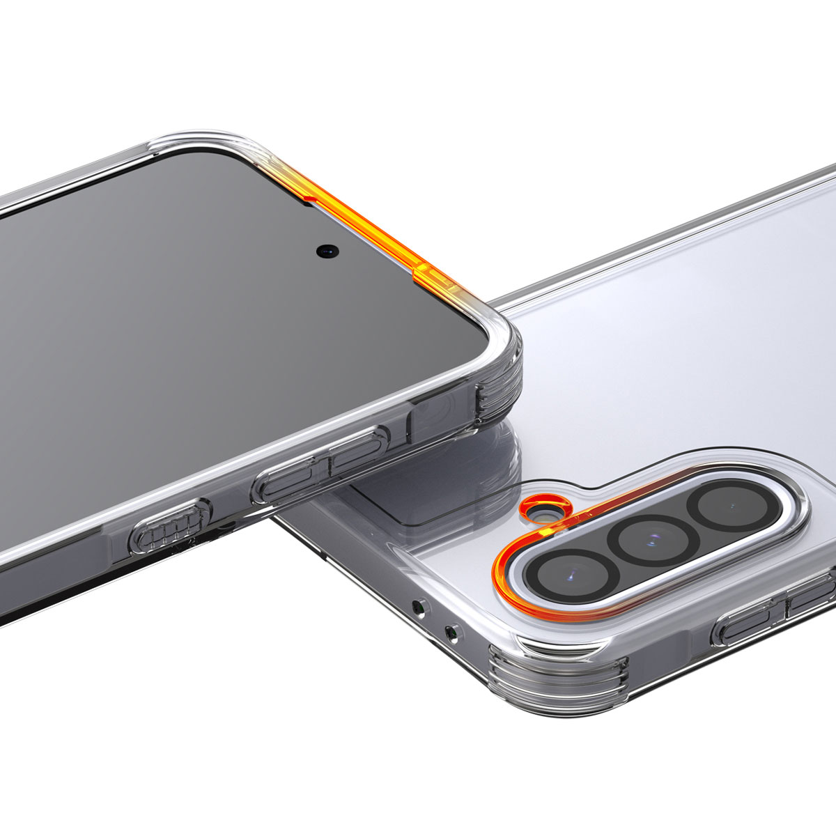 [Galaxy A36 5G / A54 / A53 用] 米軍MIL規格 FLEXIELD クリア ケース 背面カバー