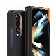araree Galaxy Z Fold 4 ヒンジまで保護する ケース Aero Flex ブラック [SAMSUNGの公式認証品]