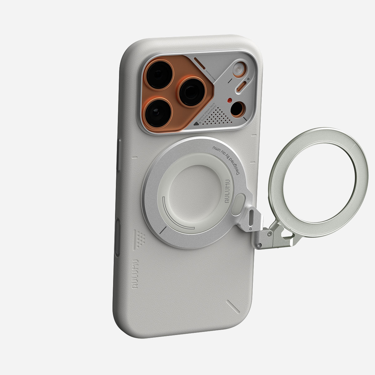 AULUMU G09 デュアル MagSafe対応リングスタンド 3軸360°回転式